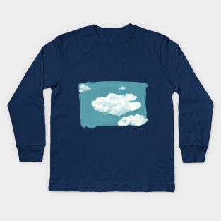 clouds and sky Kids Long Sleeve T-Shirt